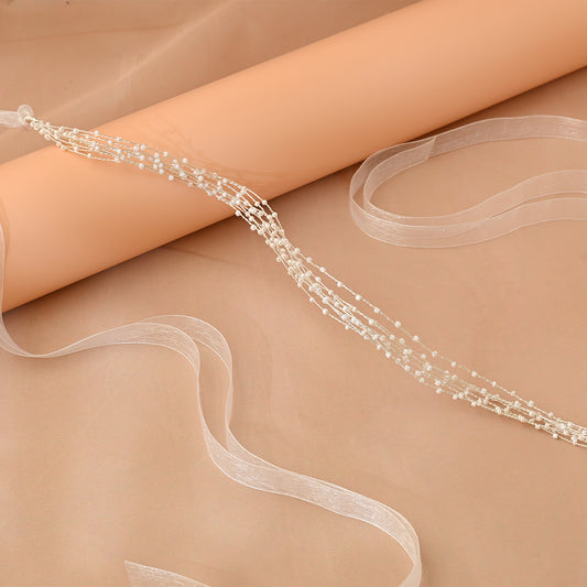 Bridella BHP28-G Gold Bead Headband