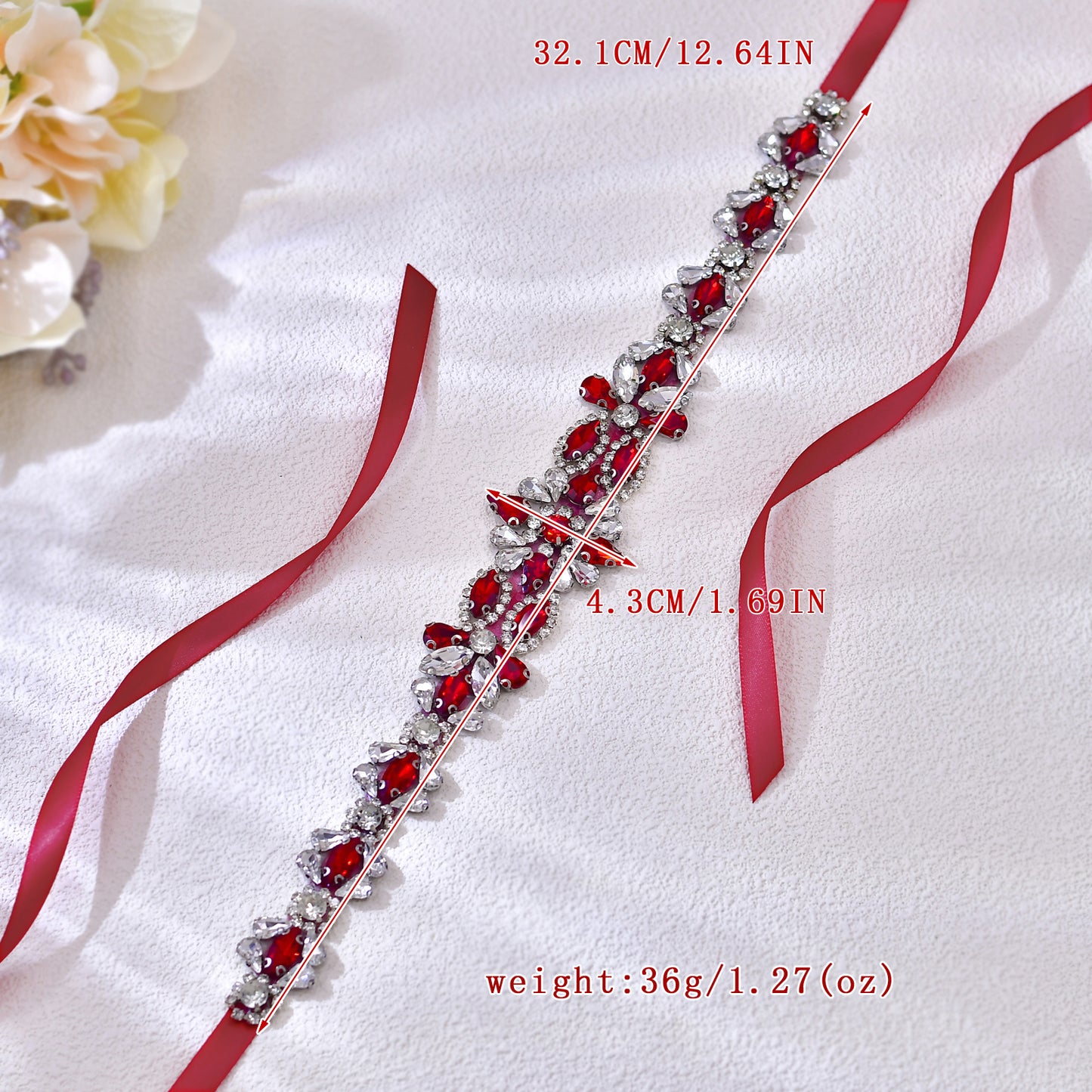 BS167R-Wine Red wine belt