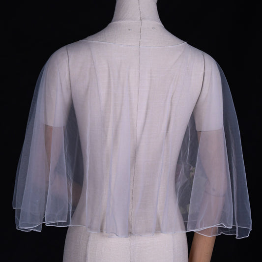 VG89-W ivory pearl shawl