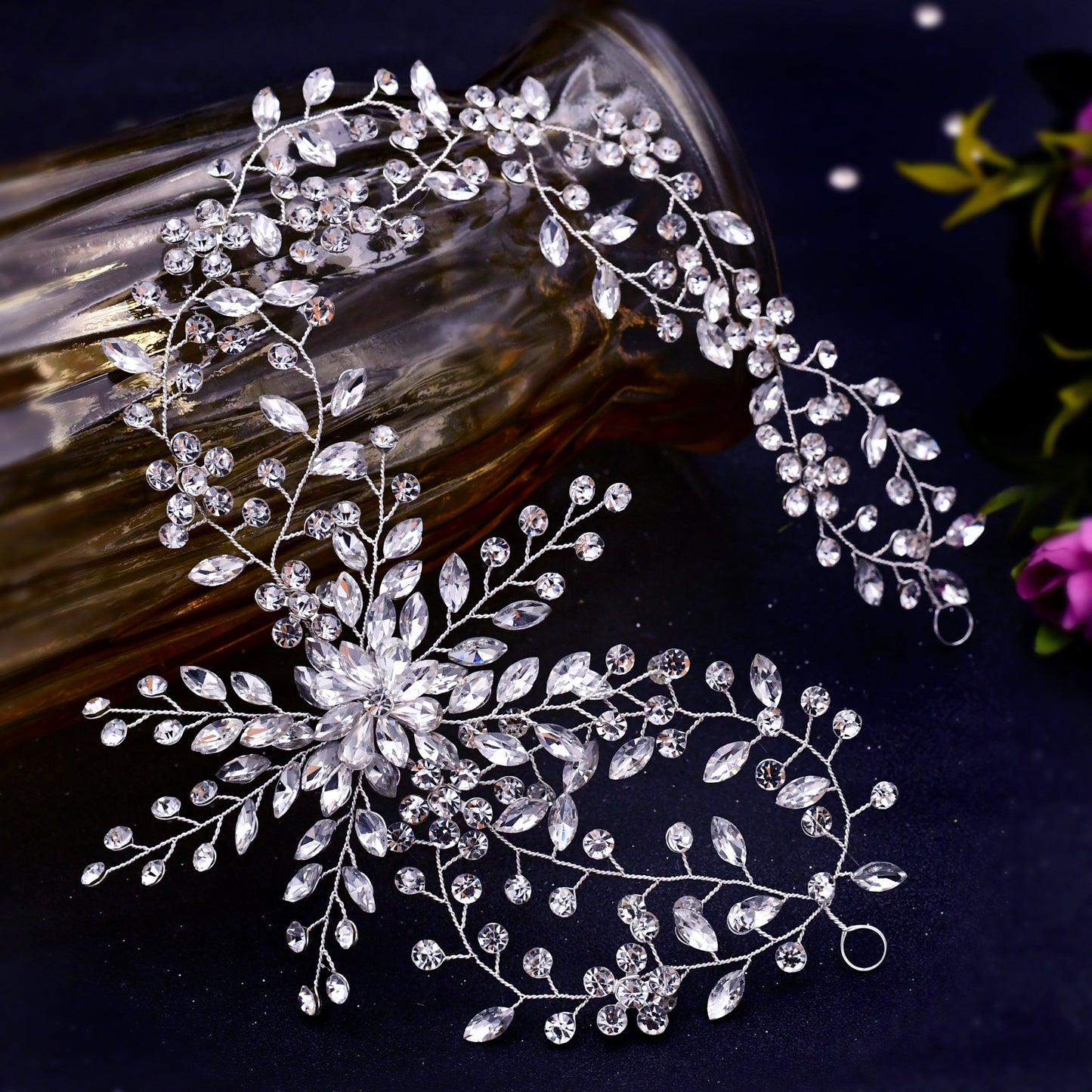 BRIDELLA BHP242 Wedding Headwear Headdresses for Girlfriend Fascinators Headband Bridal Hair Accessories Fashion Woman Tiara