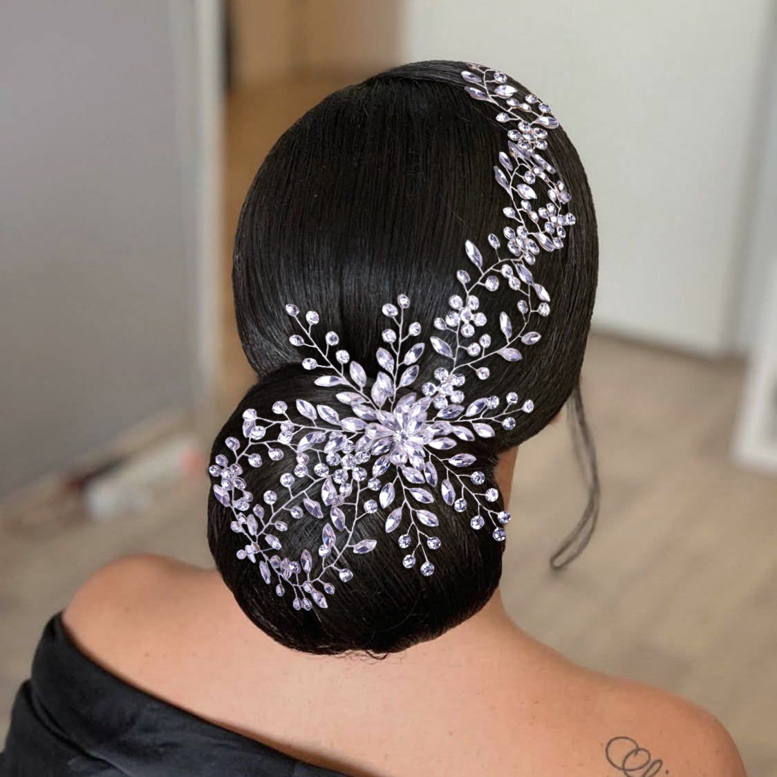 BRIDELLA BHP242 Wedding Headwear Headdresses for Girlfriend Fascinators Headband Bridal Hair Accessories Fashion Woman Tiara