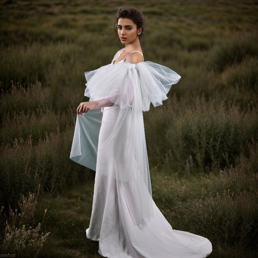 MM12-I ivory mesh gloves