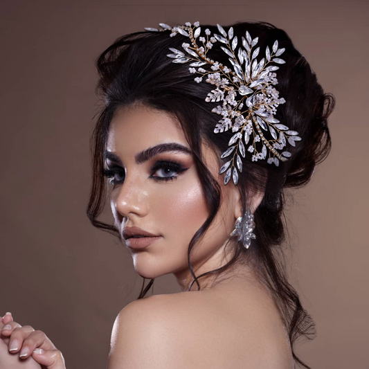 BHP277-G gold rhinestone headband