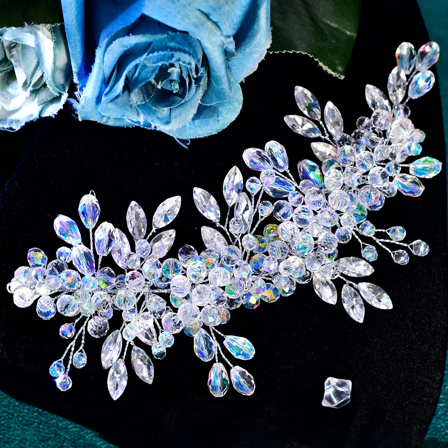 BRIDELLA BHP882 Bridal Headpiece Crystal Bride Hair Accessories Rhinestone Headband Wedding Bridesmaid Hair Jewelry Hairwear
