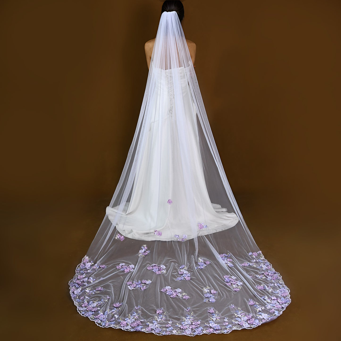 M109-I purple mesh veil