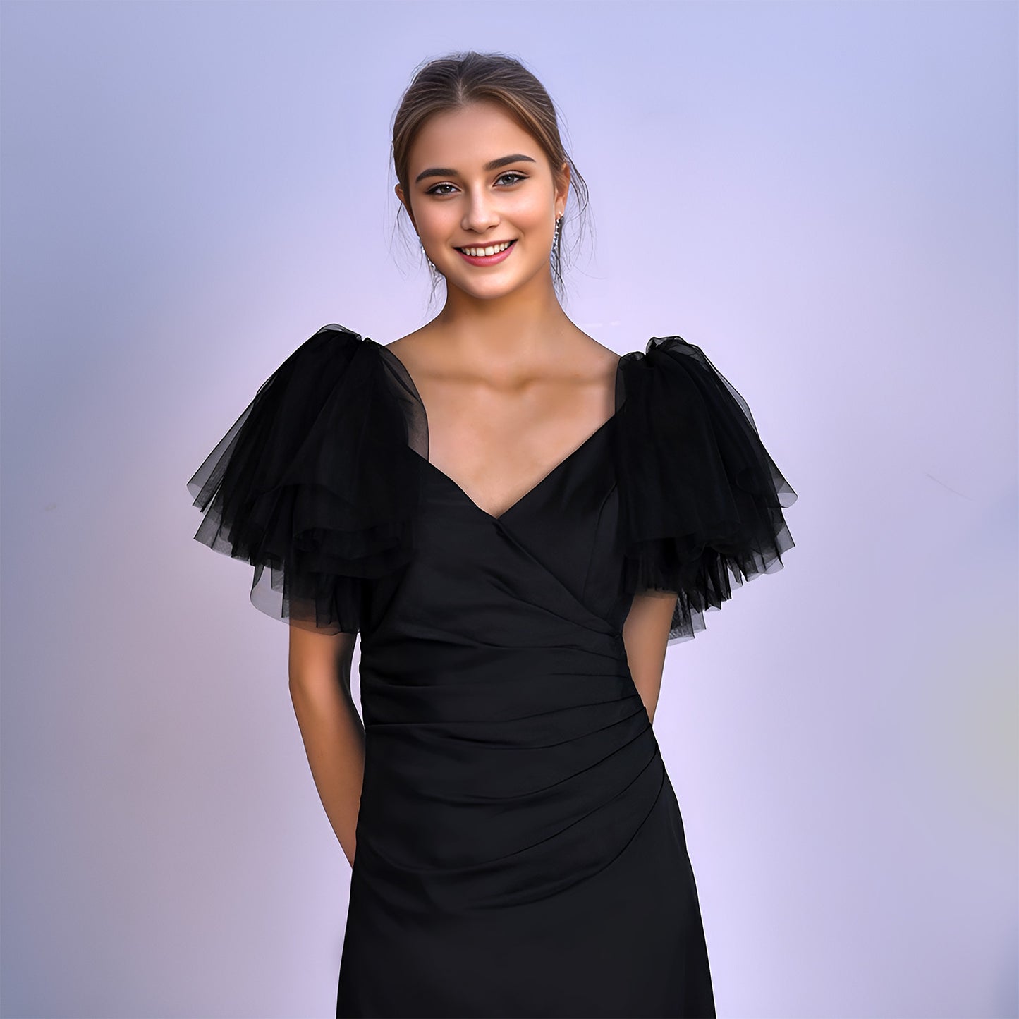 MG50-B black mesh veil