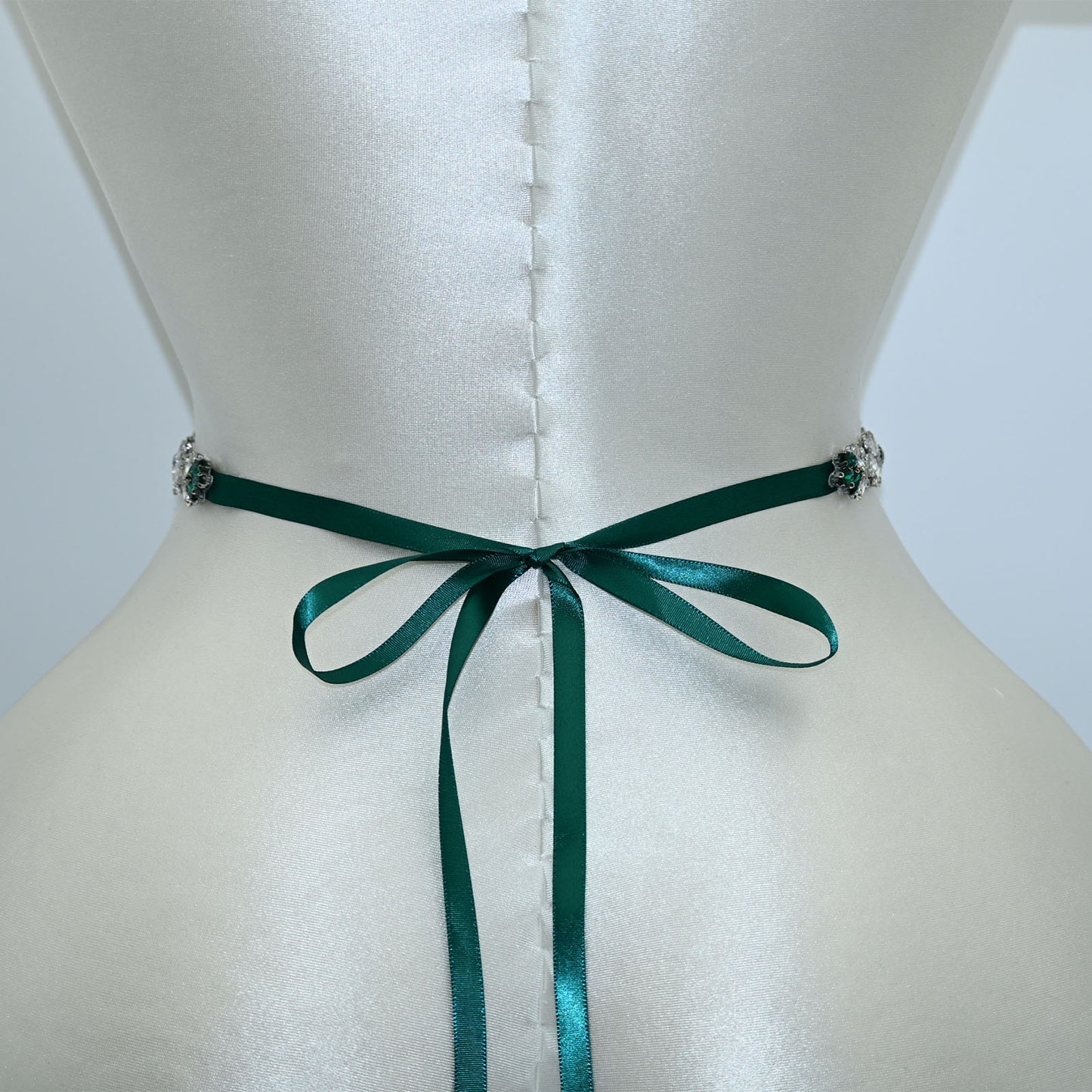 Bridella BS124KL Ivory Rhinestone Belt