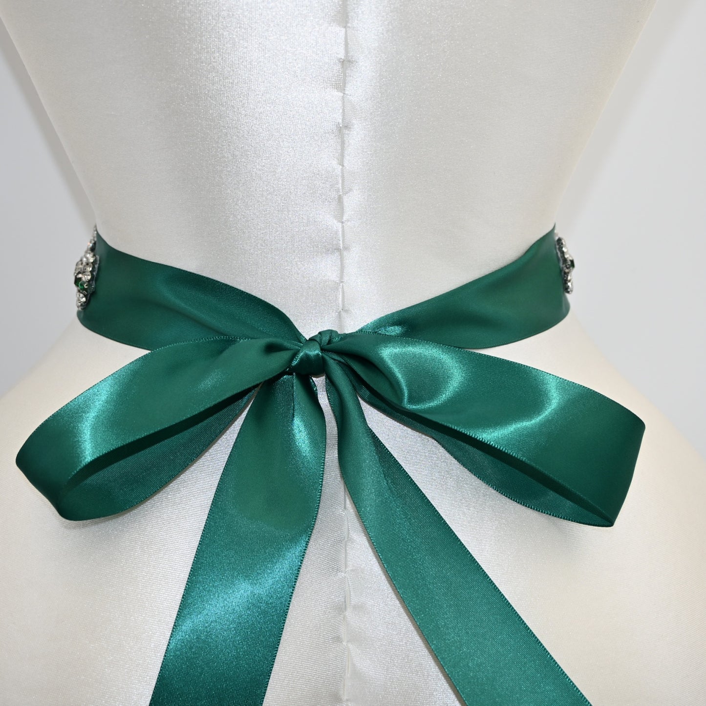 Bridella BS233LKL Green Rhinestone Belt