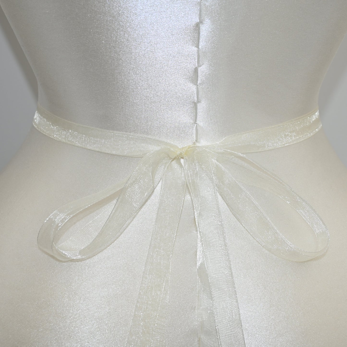 Bridella BS231 Ivory Rhinestone Belt