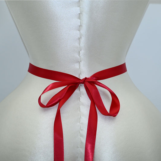 Bridella BS69R Red Rhinestone Belt