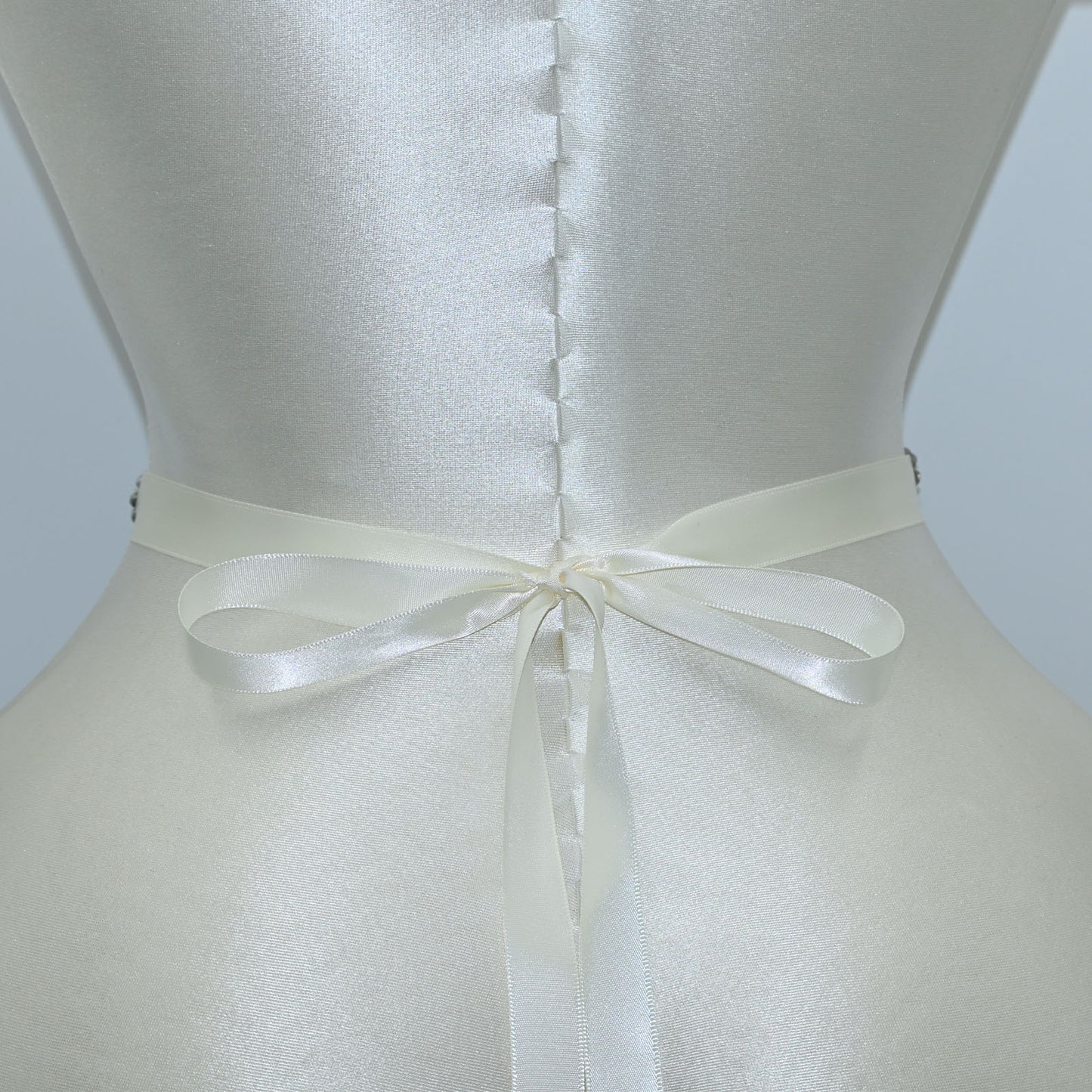 Bridella BS110 Off White Rhinestone Belt