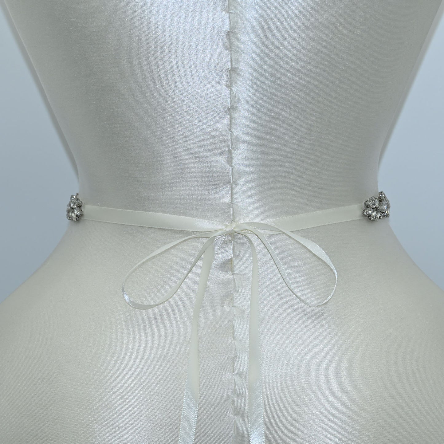 Bridella BS124 Silver Rhinestone Belt