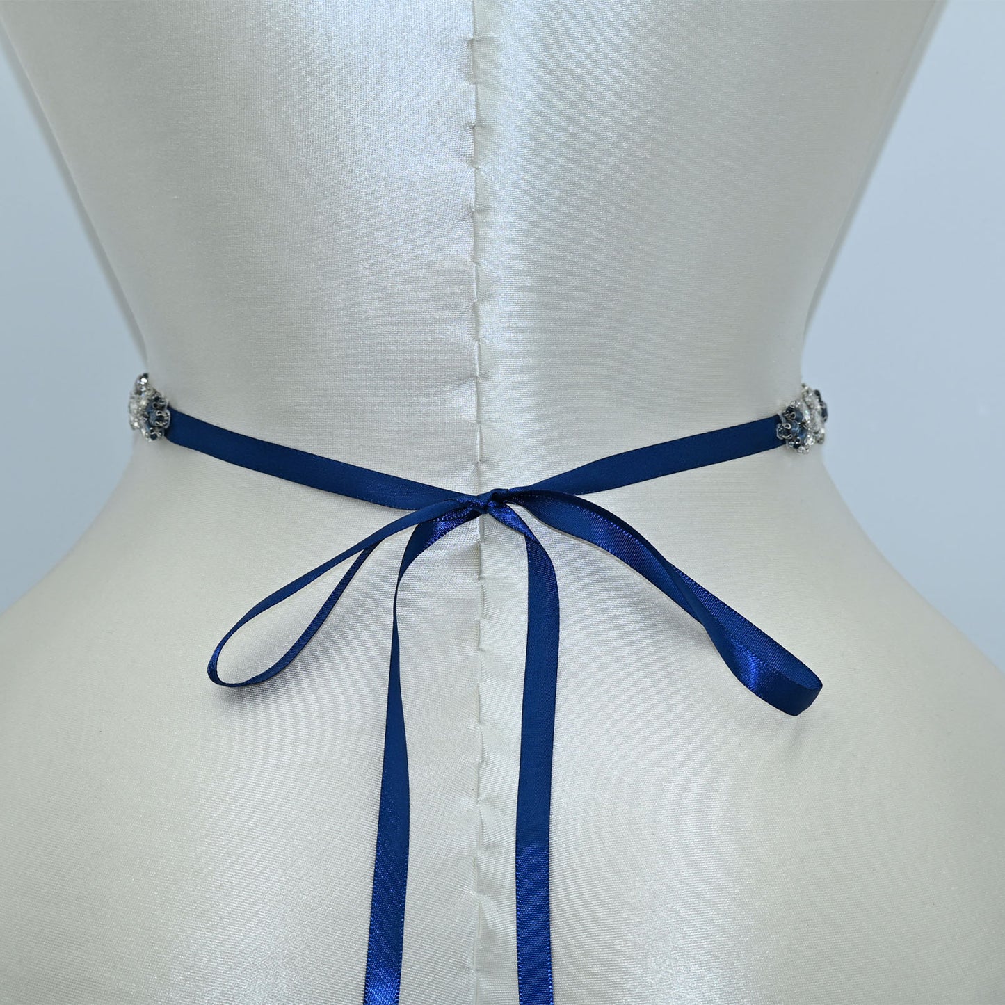 Bridella BS124ML Blue Rhinestone Belt
