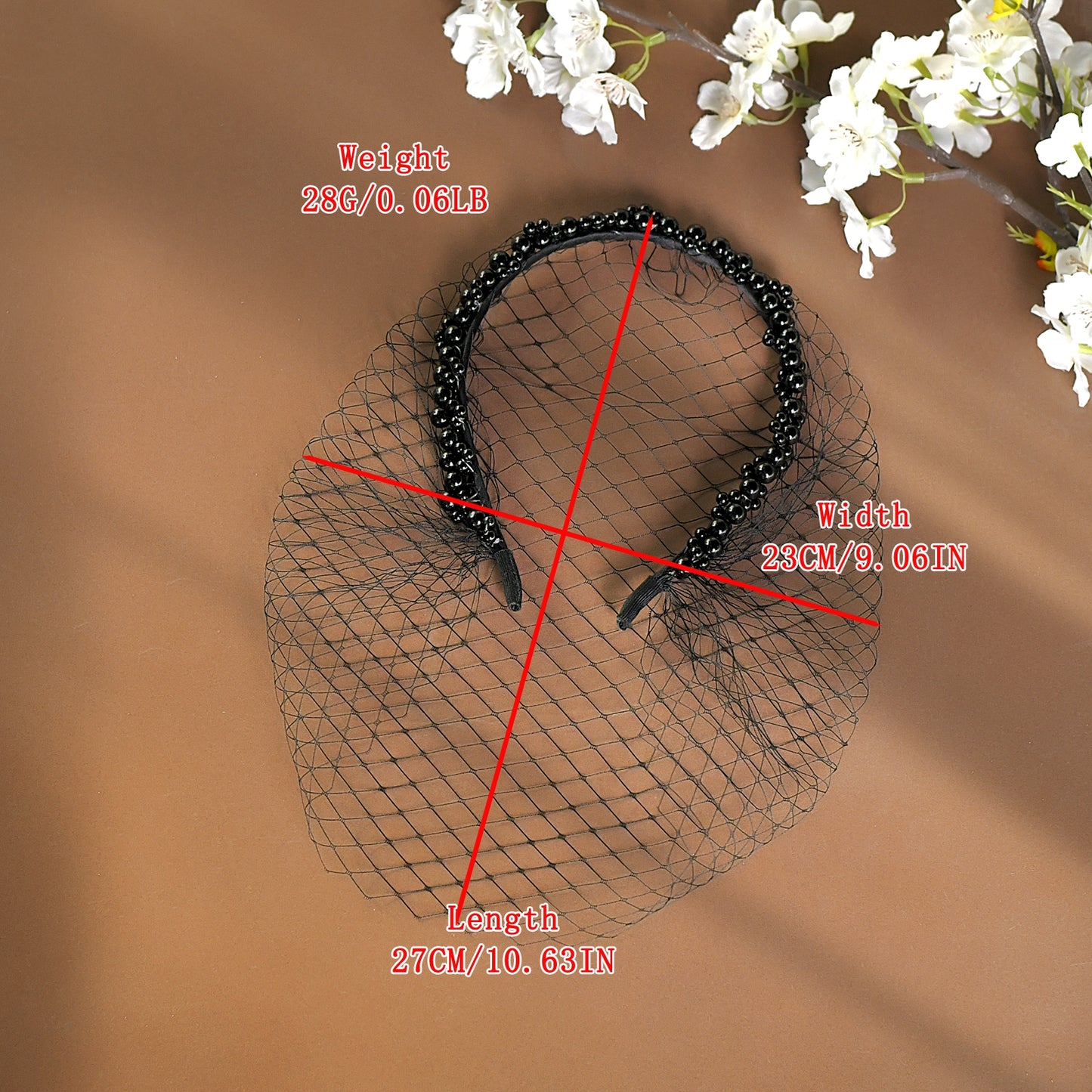 Handmade Birdcage Bridal Veil Beaded Wedding - Bridella BVA30-B