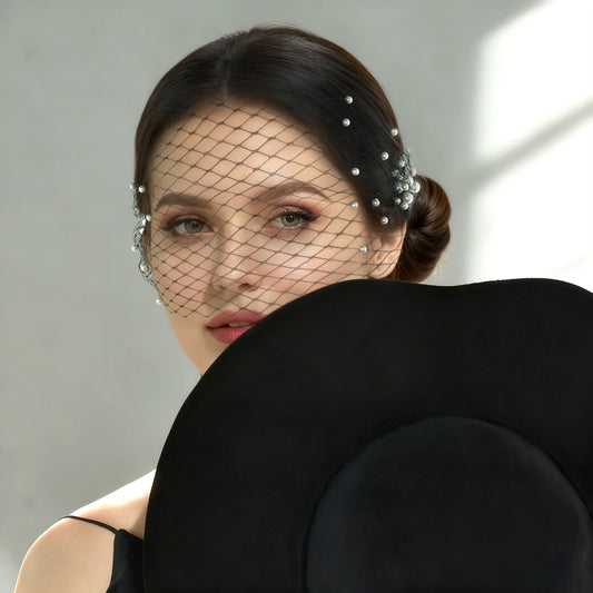 Classic Birdcage Bridal Veil Wedding Hair Veil - Bridella BMA08-B
