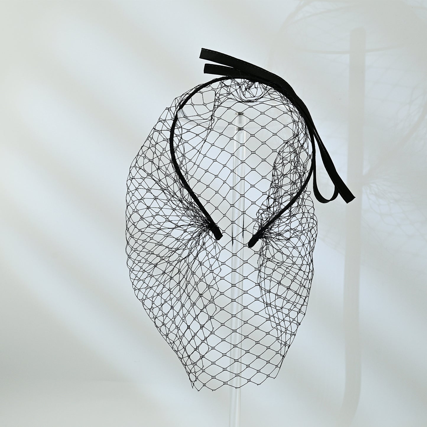 Bow Birdcage Bridal Veil Wedding Headband Veil - Bridella BMA23-B