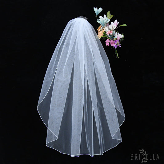 V14-IY0.75 ivory mesh hair comb