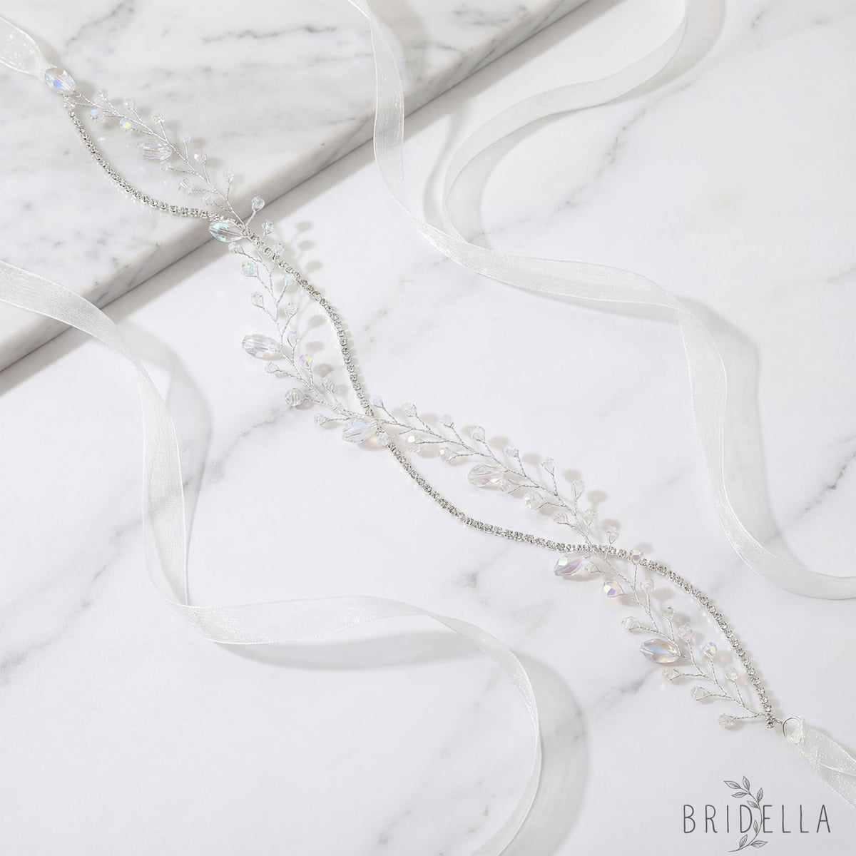 Silver Rhinestone Bridal Tiara Wedding Hair Crown - Bridella BHP93-S - Silvery - HEADWEAR