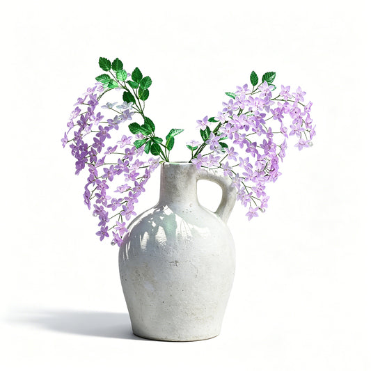 Artificial Light Purple Trailing Flower Stem, Single Stem Fake  K05