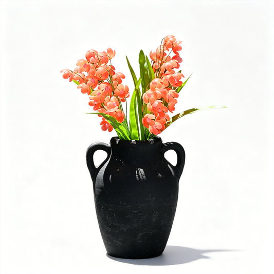 Artificial red Crystal Orchid Flower Stem, Single Stem K13  Handmade Acrylic Beaded Fake Phalaenopsis for Vase Arrangement, Home Wedding Party Floral DIY Decor