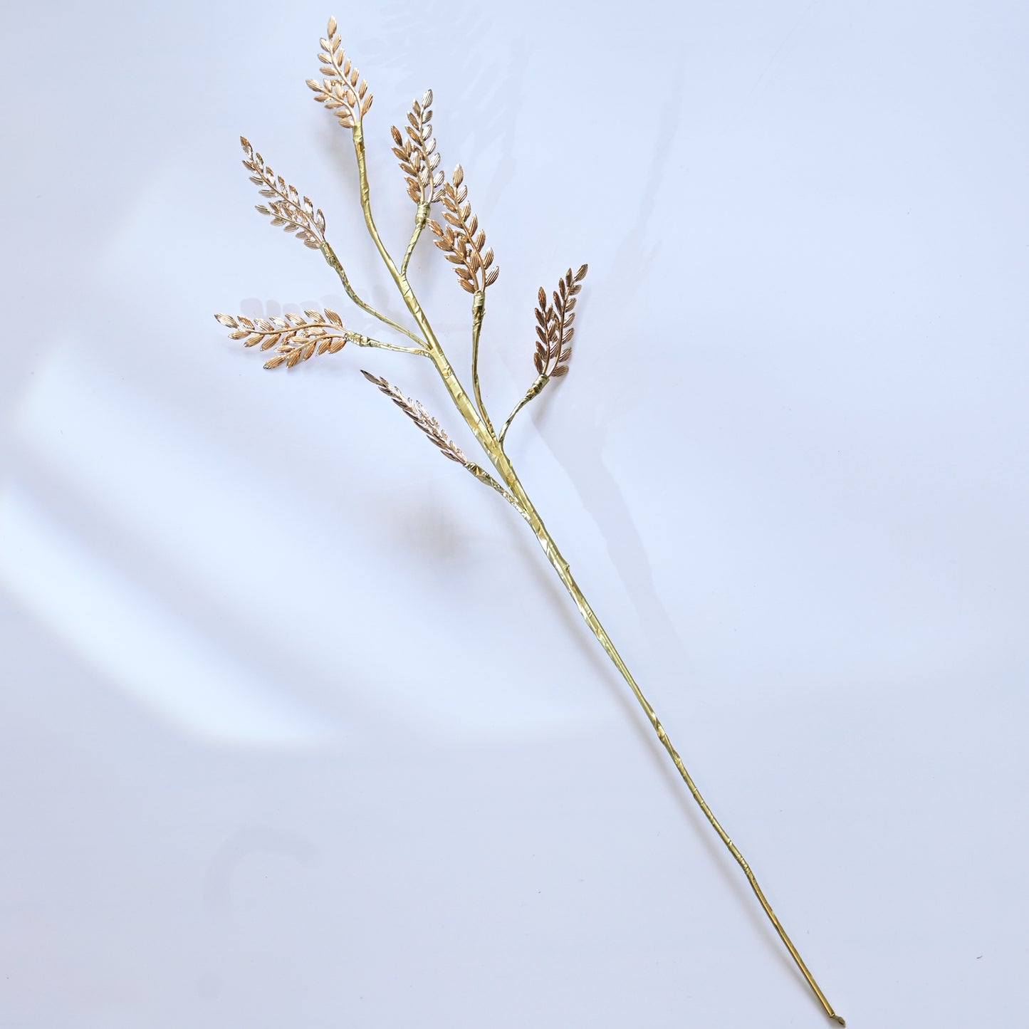 Handmade Gold Fern Leaf Branch Picks K186