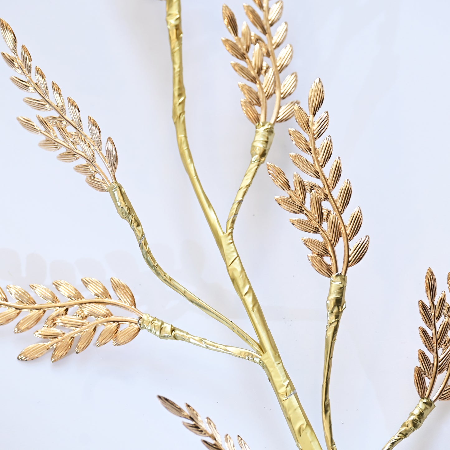 Handmade Gold Fern Leaf Branch Picks K186