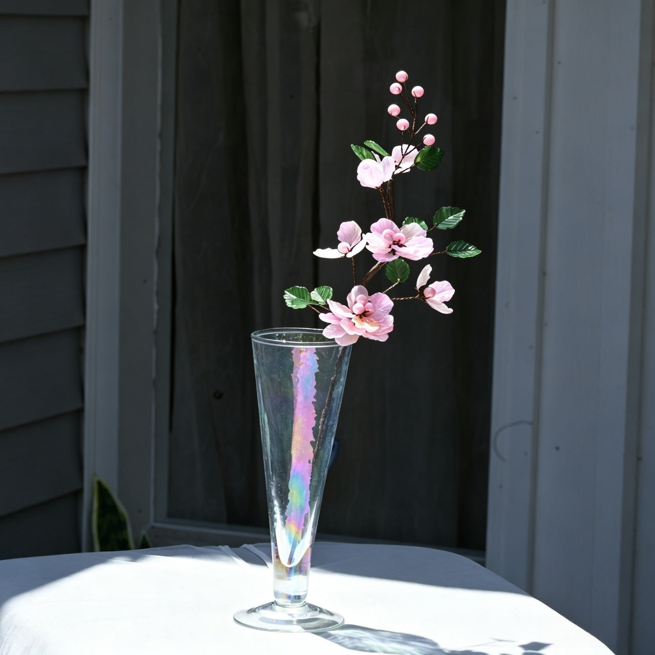 Handmade Translucent Acrylic Cherry Blossom Floral Stems K115