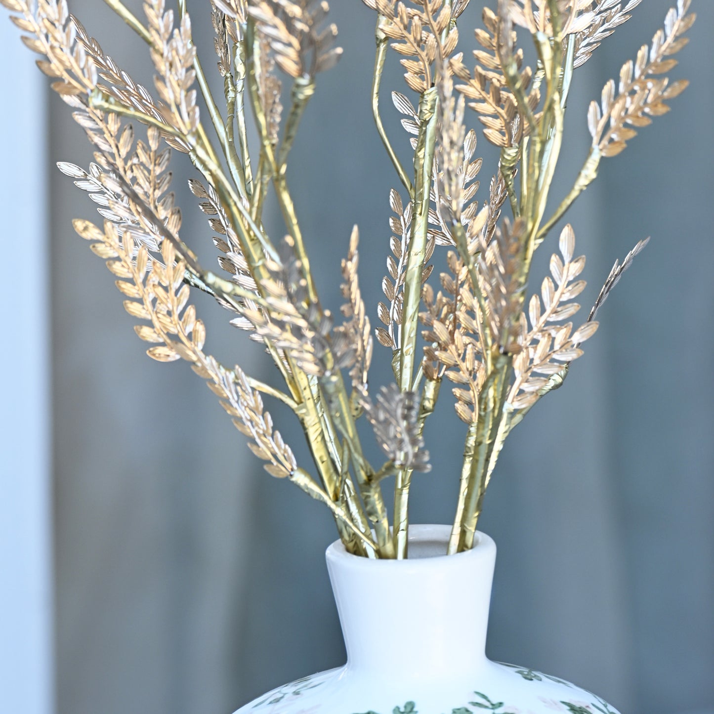 Handmade Gold Fern Leaf Branch Picks K186