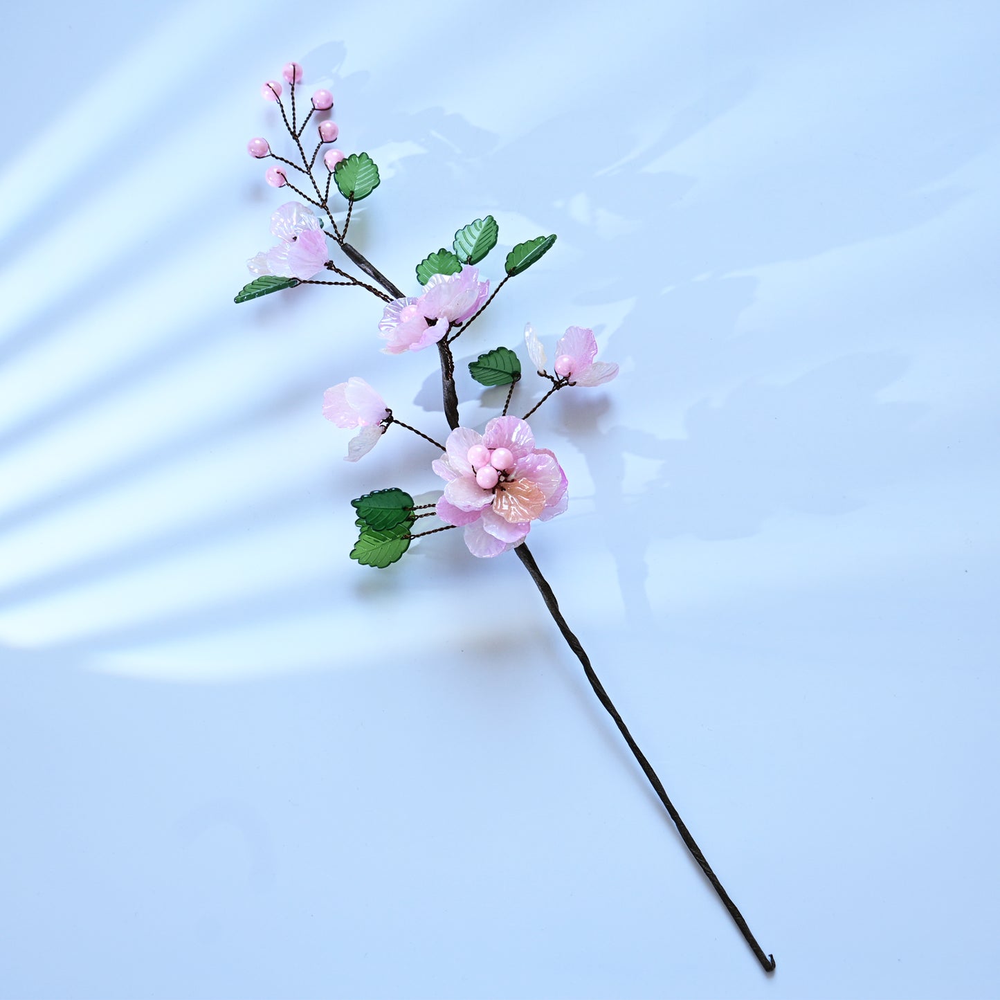 Handmade Translucent Acrylic Cherry Blossom Floral Stems K115