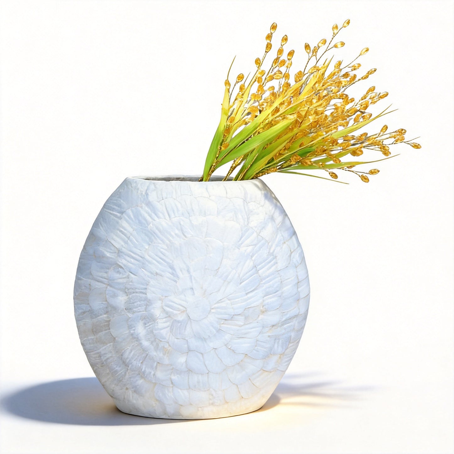 Artificial Golden Crystal Rice Ear Stem, Single Stem Fake ,Living room vase decoration K08