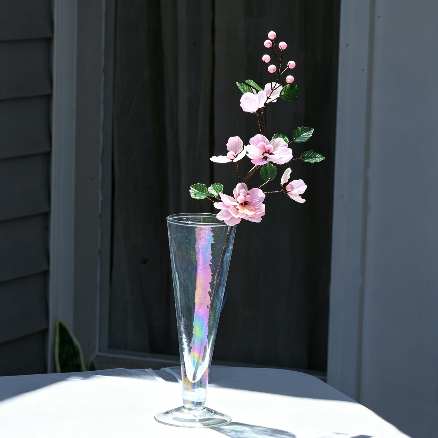 Handmade Translucent Acrylic Cherry Blossom Floral Stems K115