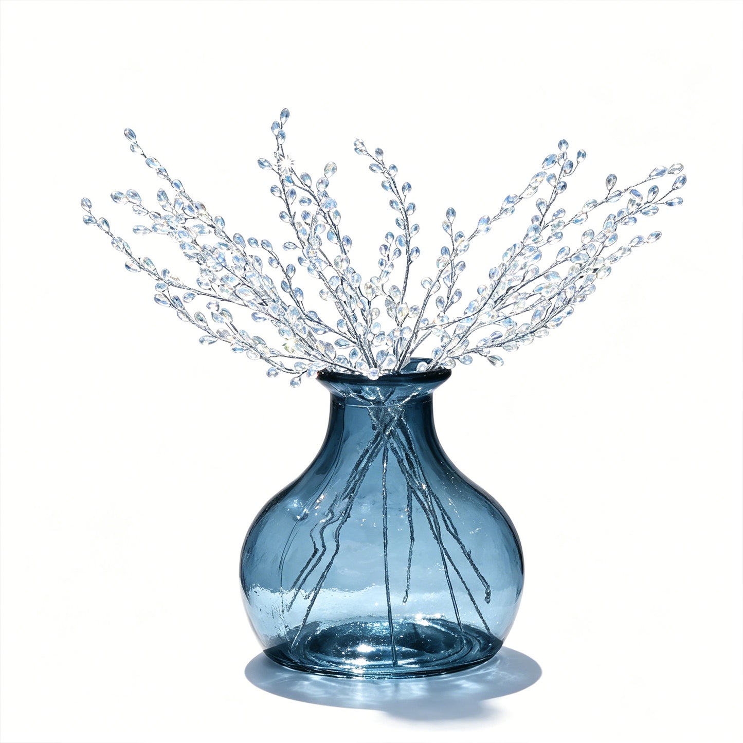 Handmade Clear Crystal Teardrop Branch Picks K187