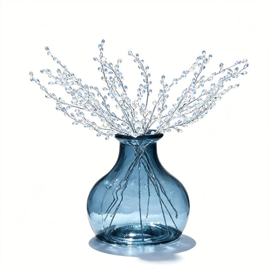 Handmade Clear Crystal Teardrop Branch Picks K187