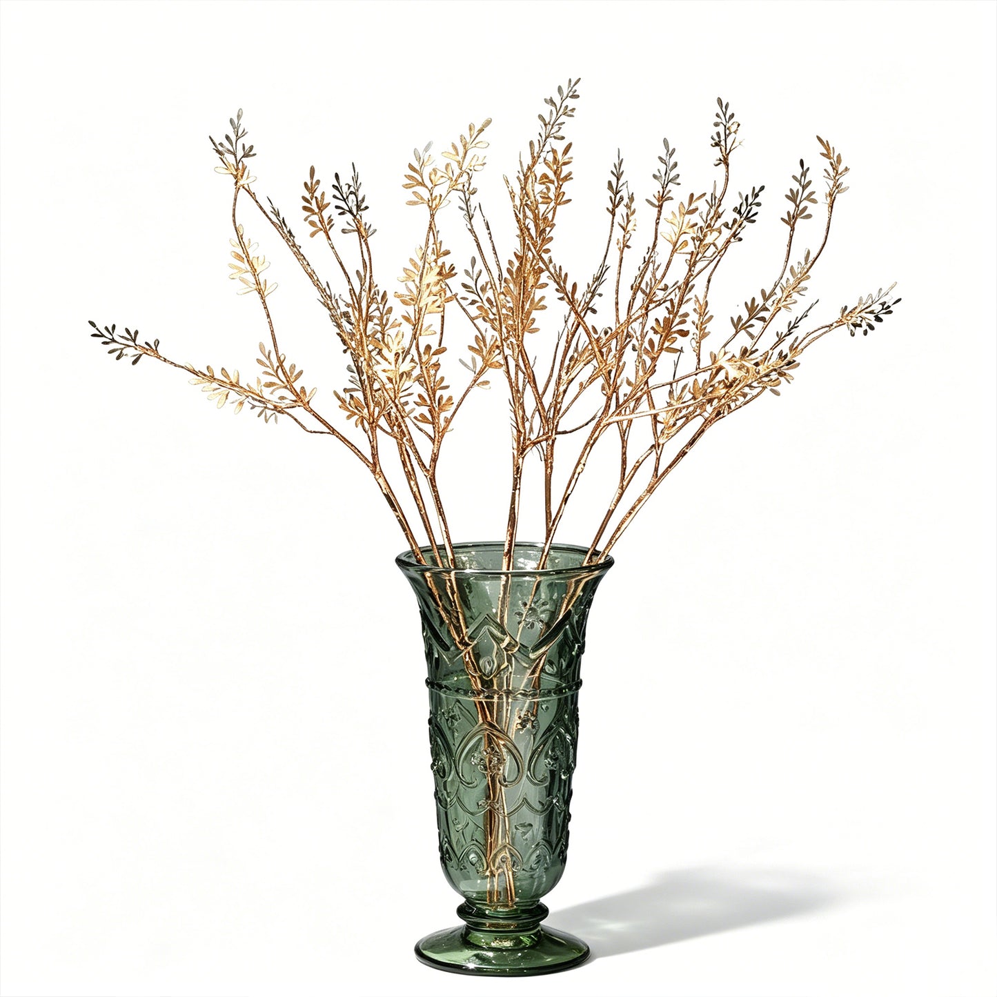 Handmade Rose Gold Foliage Branch Picks K198