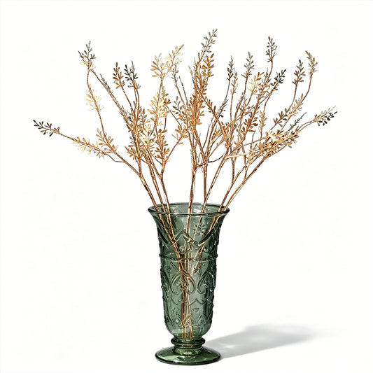 Handmade Rose Gold Foliage Branch Picks K198