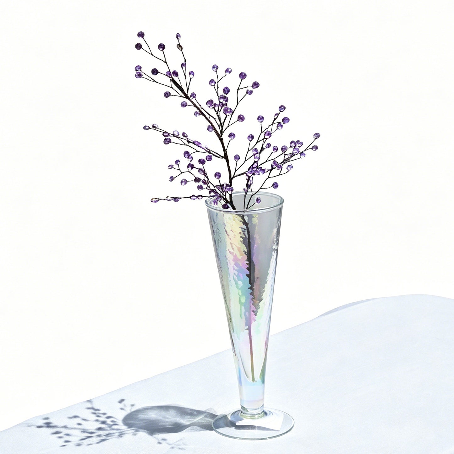 Handmade Crystal Bead Twig Branches, 4 Colors Rhinestone Berry Floral Stems for Wedding Table Centerpiece K126