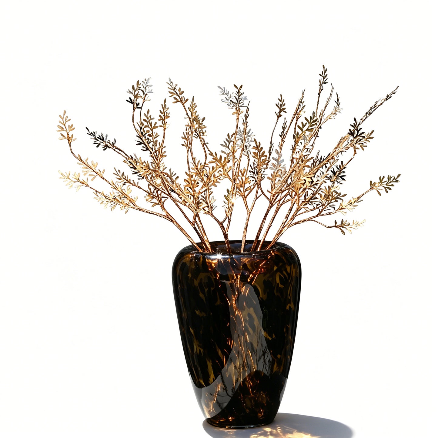 Handmade Rose Gold Foliage Branch Picks K198