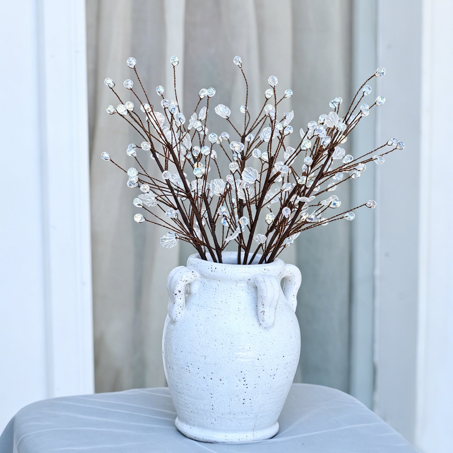 Handmade Clear & Iridescent Twig Branch Picks K188