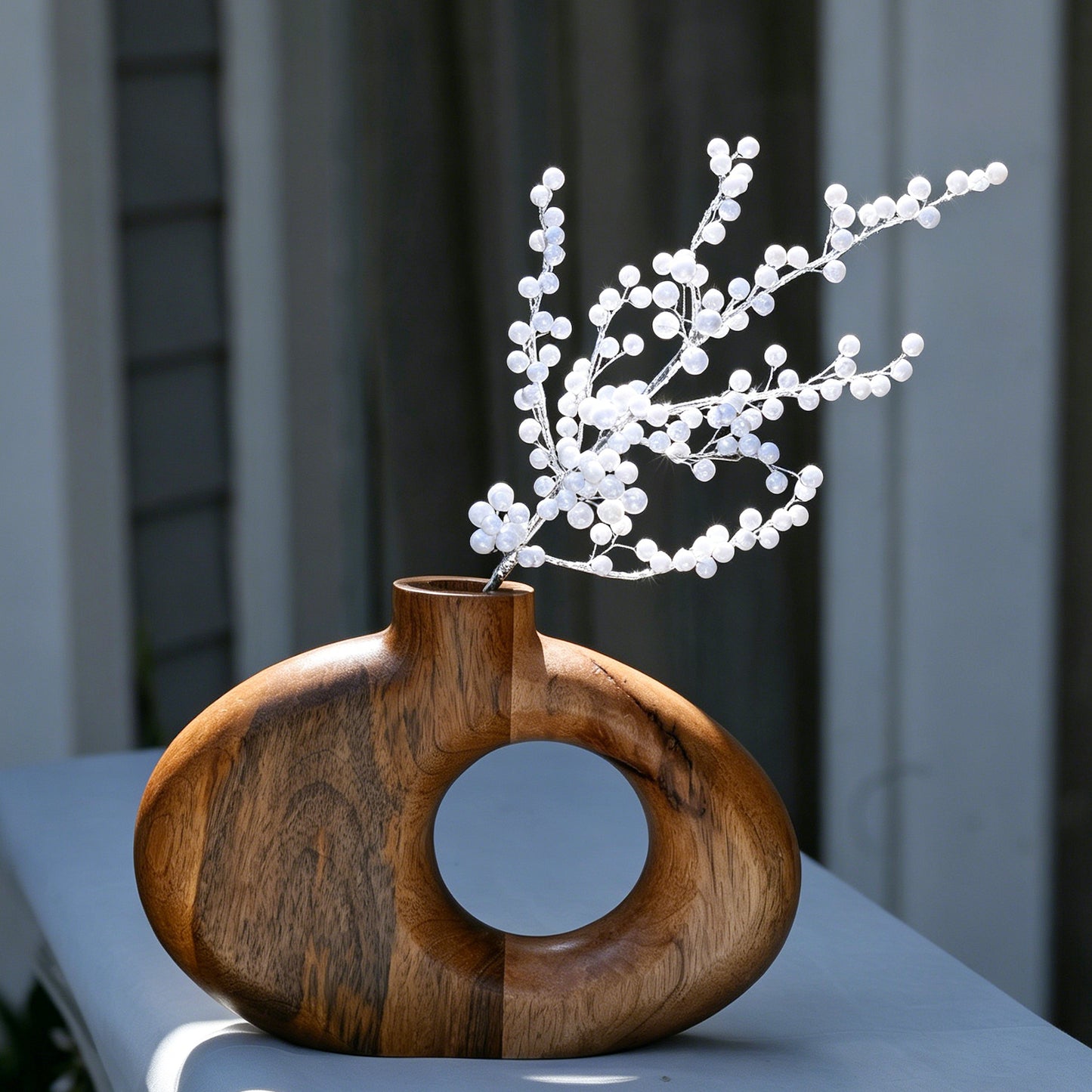 Handmade White Berry Branch Picks K190