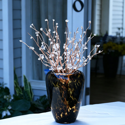 Handmade Rose Gold Irregular Crystal Twig Branch Picks K150