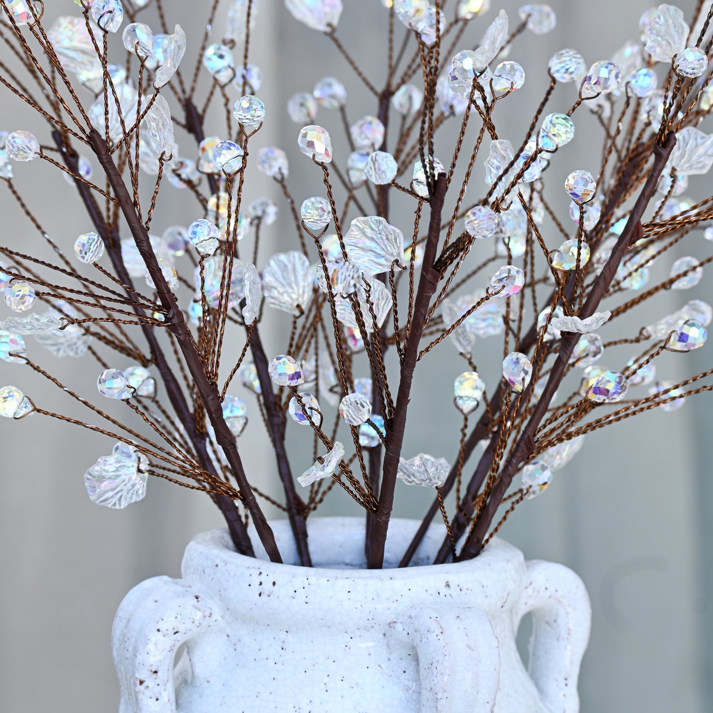 Handmade Clear & Iridescent Twig Branch Picks K188