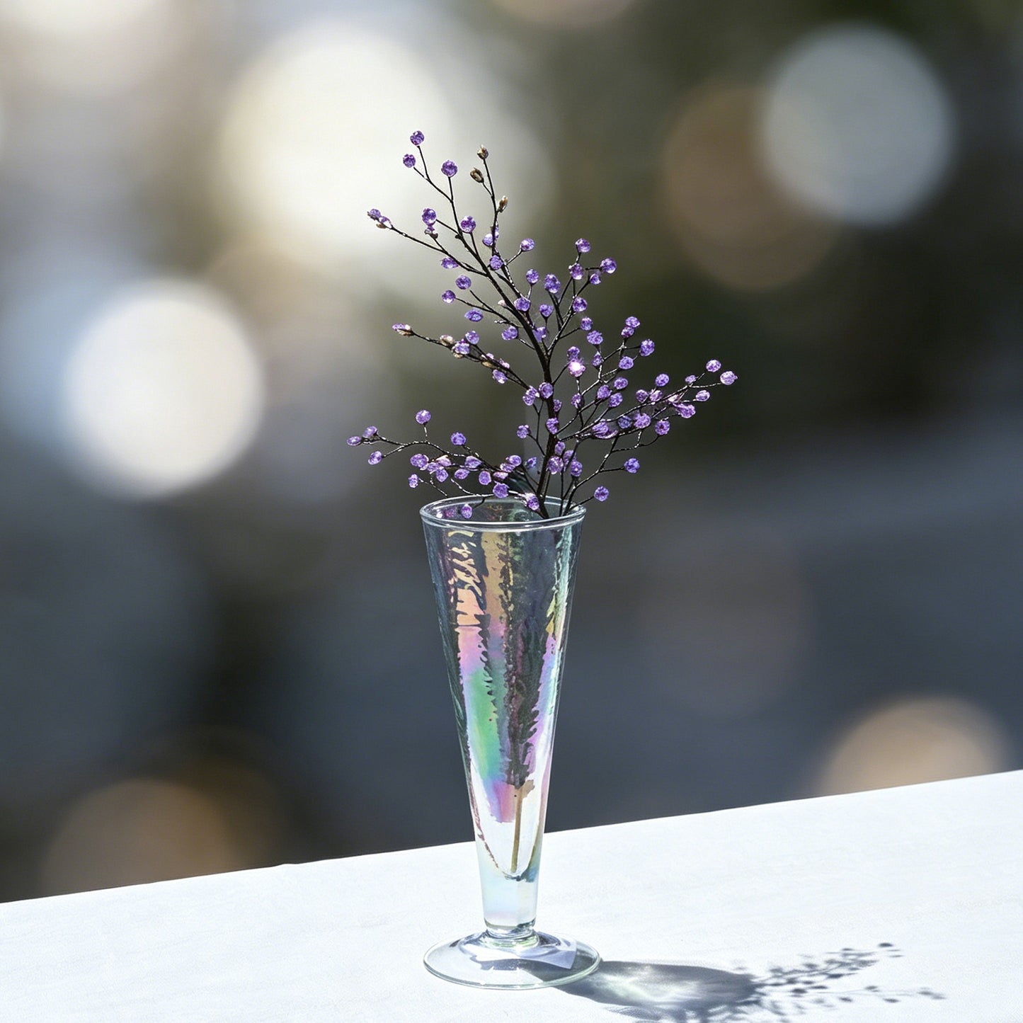 Handmade Crystal Bead Twig Branches, 4 Colors Rhinestone Berry Floral Stems for Wedding Table Centerpiece K126