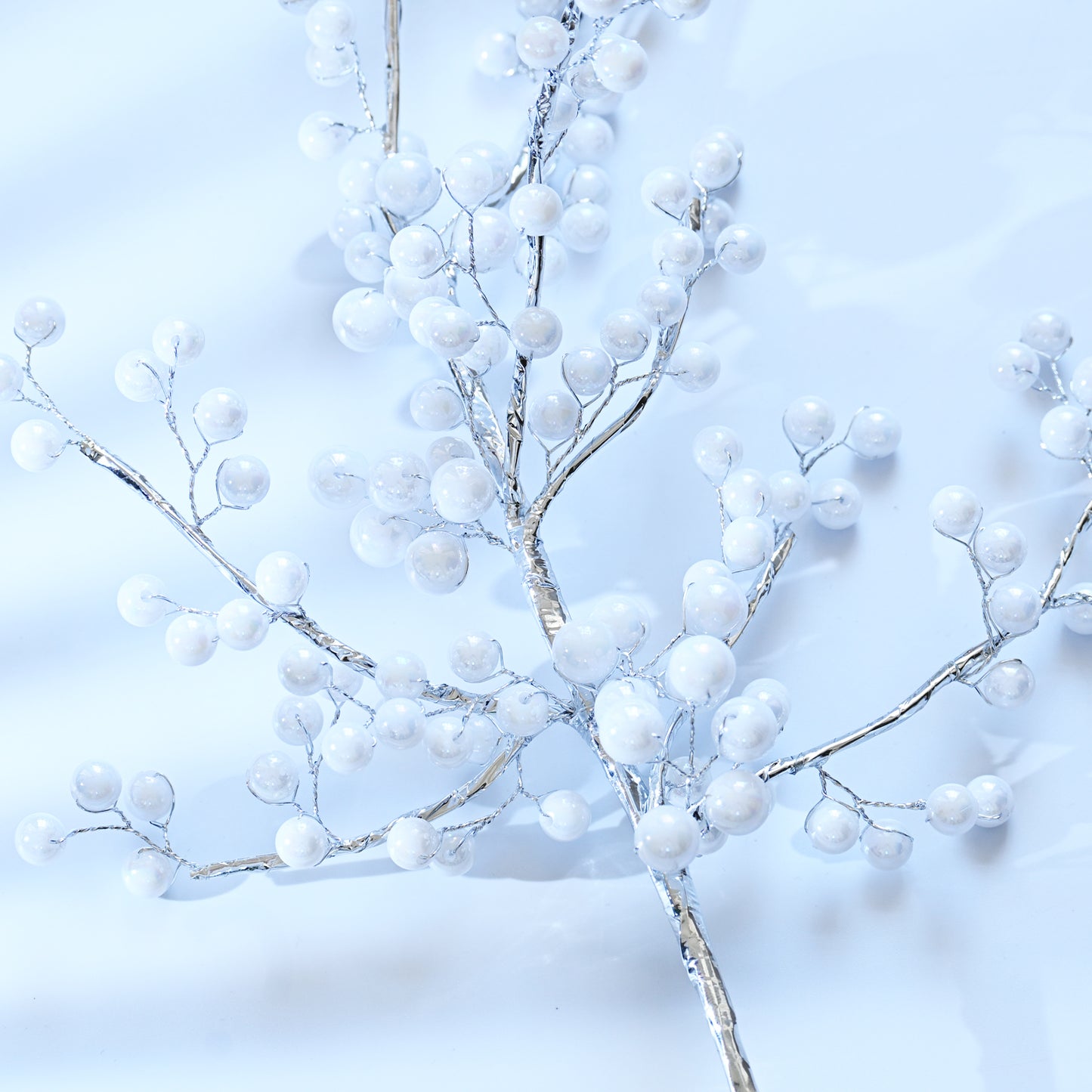 Handmade White Berry Branch Picks K190