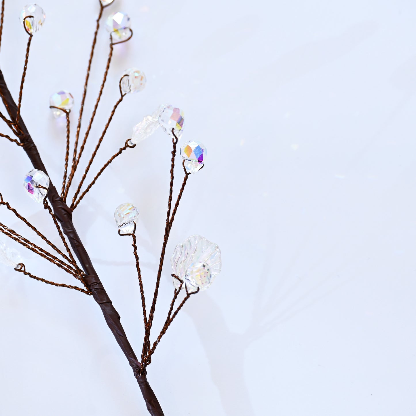 Handmade Clear & Iridescent Twig Branch Picks K188