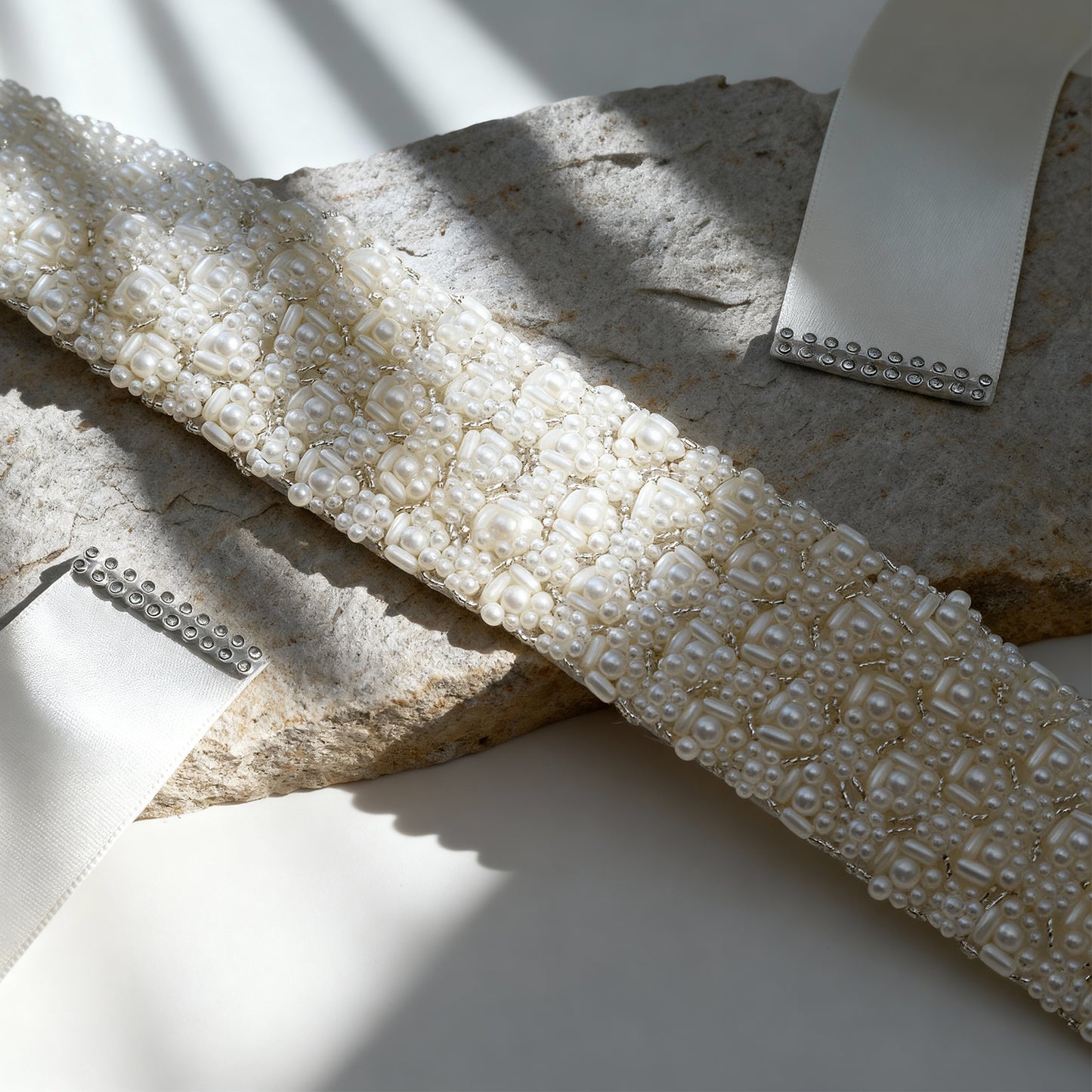 Bridella BS20 Ivory Pearl Belt