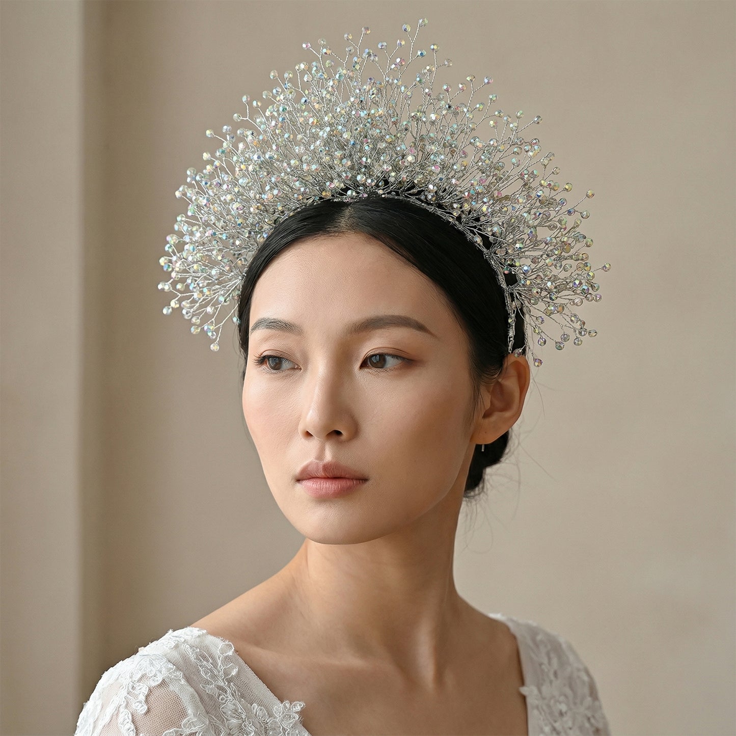 Bridella BHP193 Colorful Rhinestone Crown