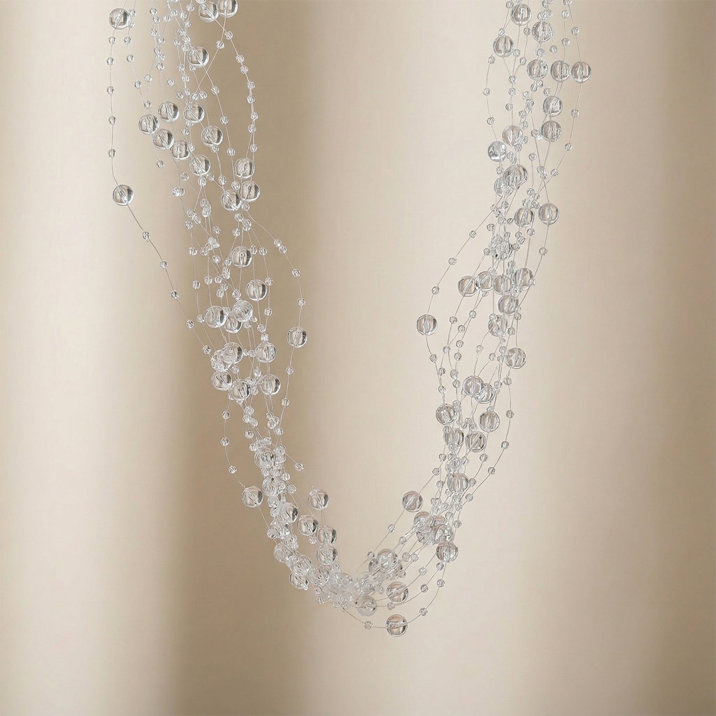 Bridella BHP538-touming Silver Crystal Headband