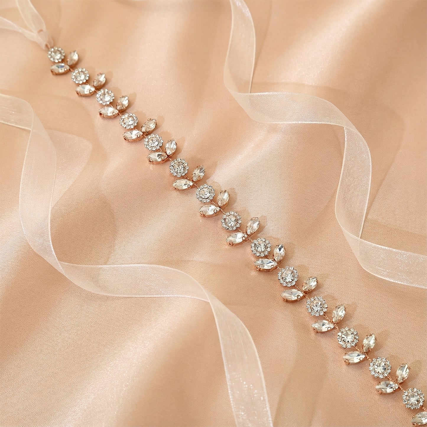 Bridella BHP309-G Gold Rhinestone Crown