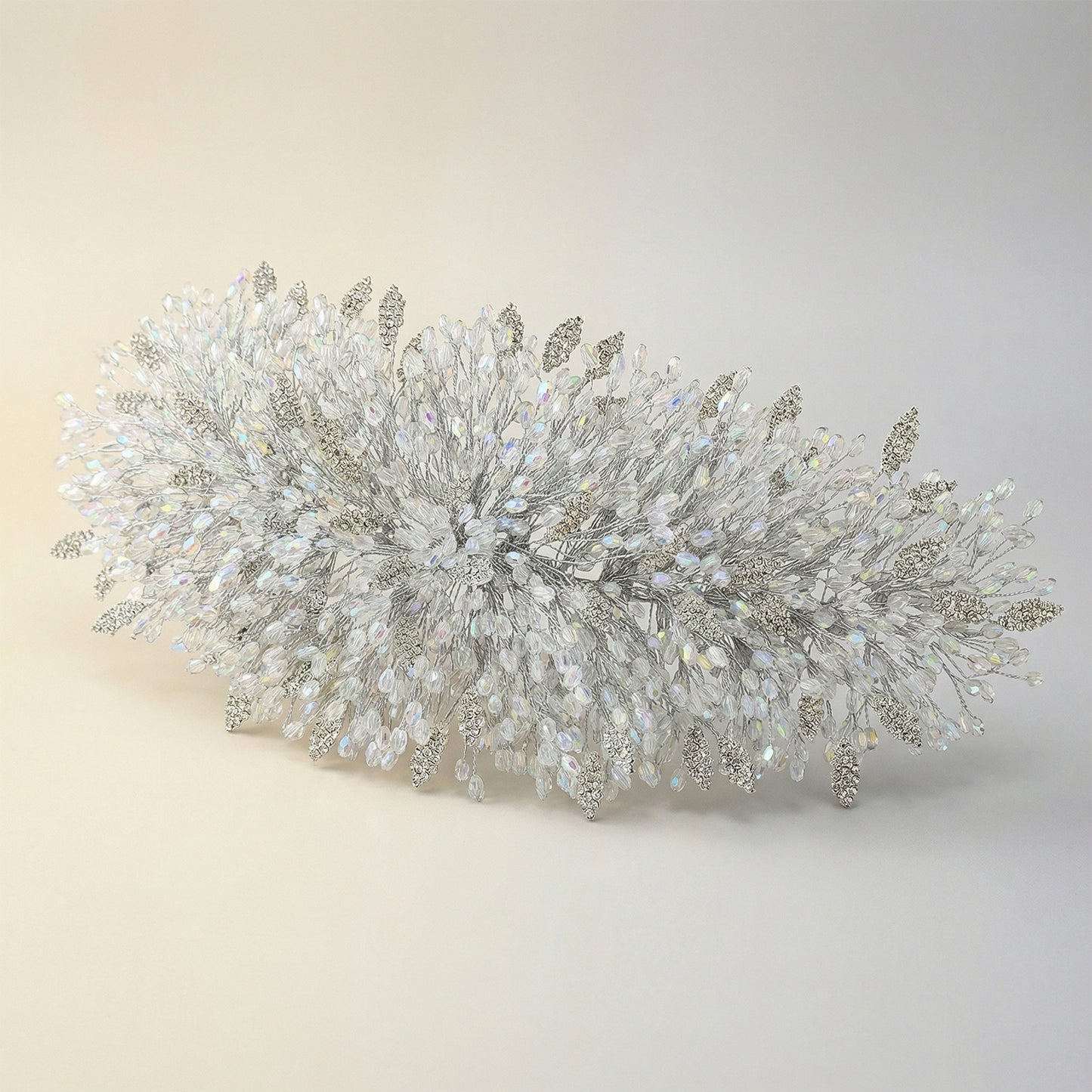 Bridella BHP397-S Silver Alloy & Crystal Crown