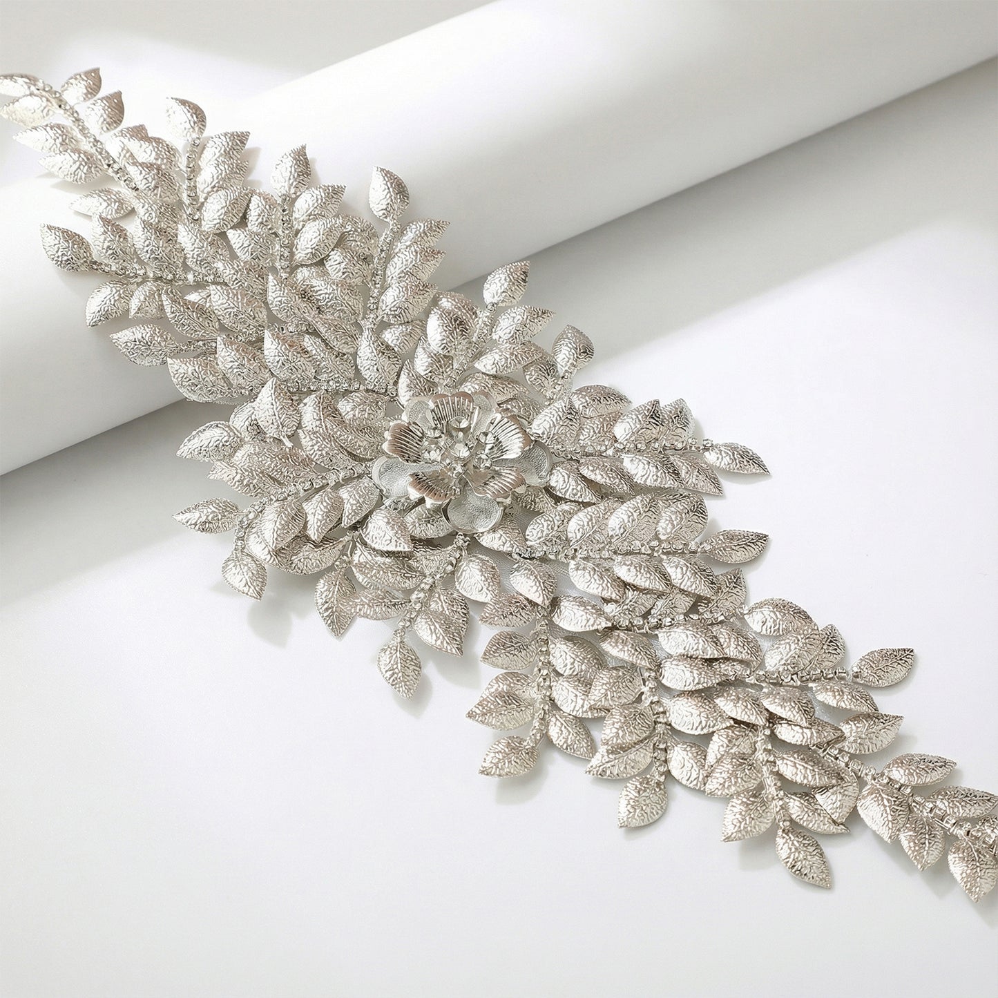 Bridella BHP510-S Silver Rhinestone Crown